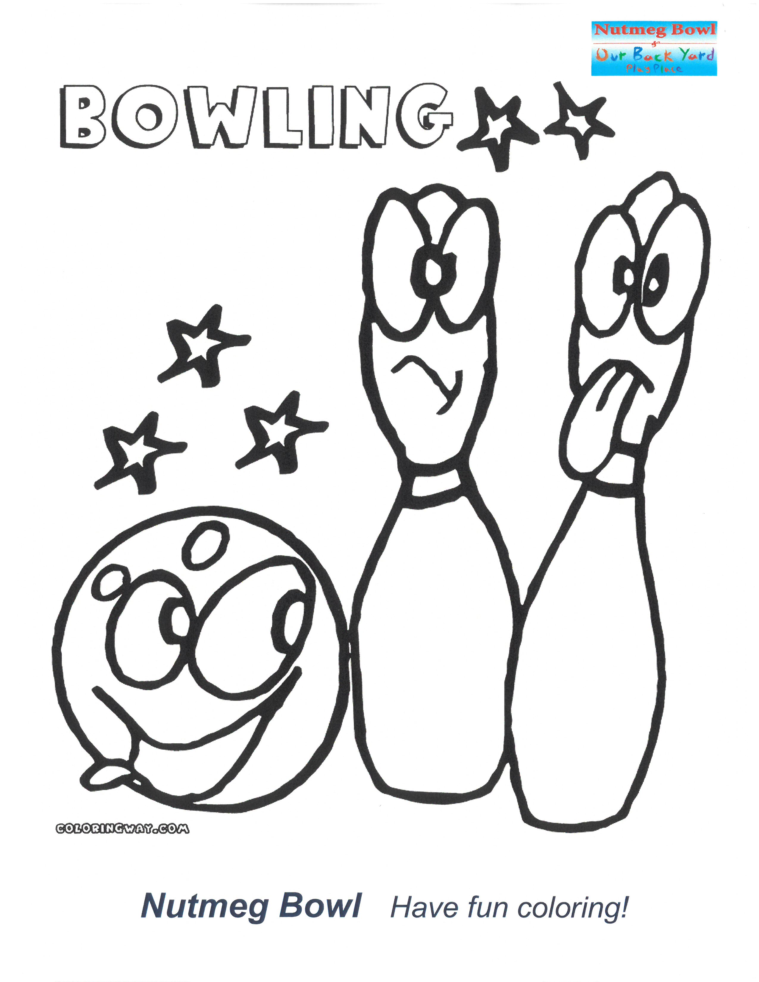 Nutmeg Bowling Center > PUZZLES > Coloring Sheets